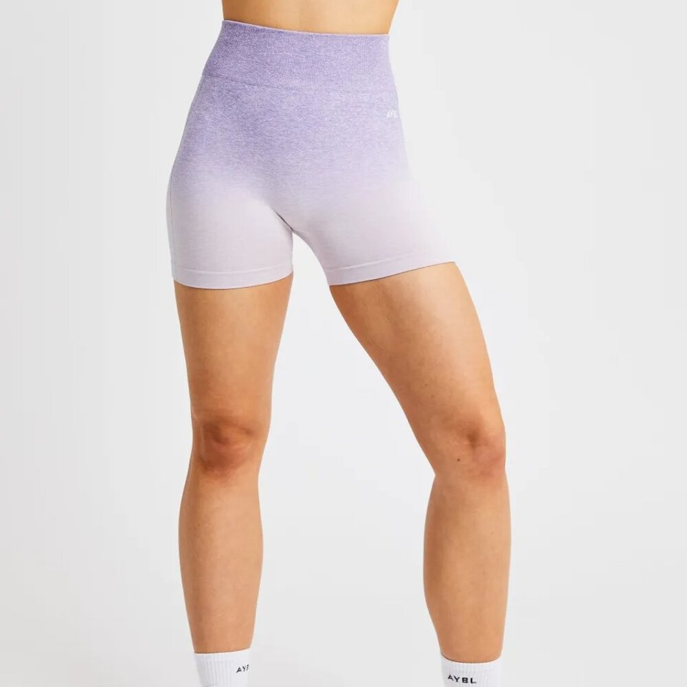 AYBL Pulse Ombré Seamless Shorts - Lilac